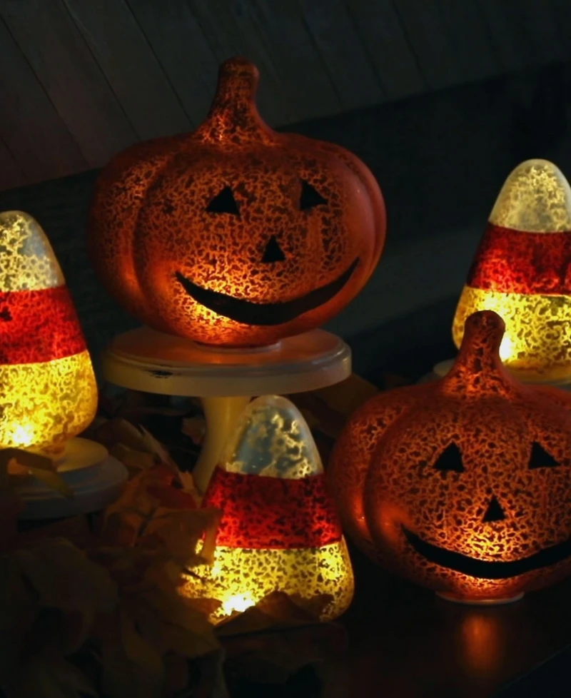 Jack-o-Lantern Lights, Set of 2