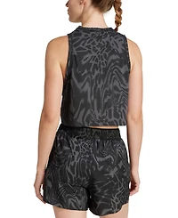 adidas Women's Printed Climacool Cropped Tank Top