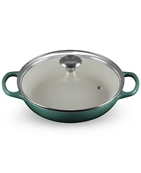 Le Creuset Enameled Cast Iron Signature Round 2.25-Qt. Braiser with Glass Lid