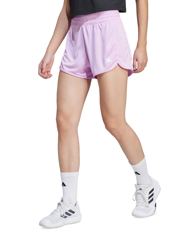 adidas Women's Pacer Knit High-Rise Training Shorts