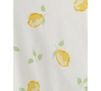 Beauty & Grace Juniors' Lemon-Print Maxi Dress