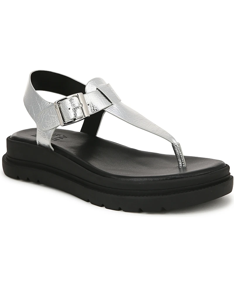 Naturalizer Women's Alyssa T-Strap Thong Platform Sandals