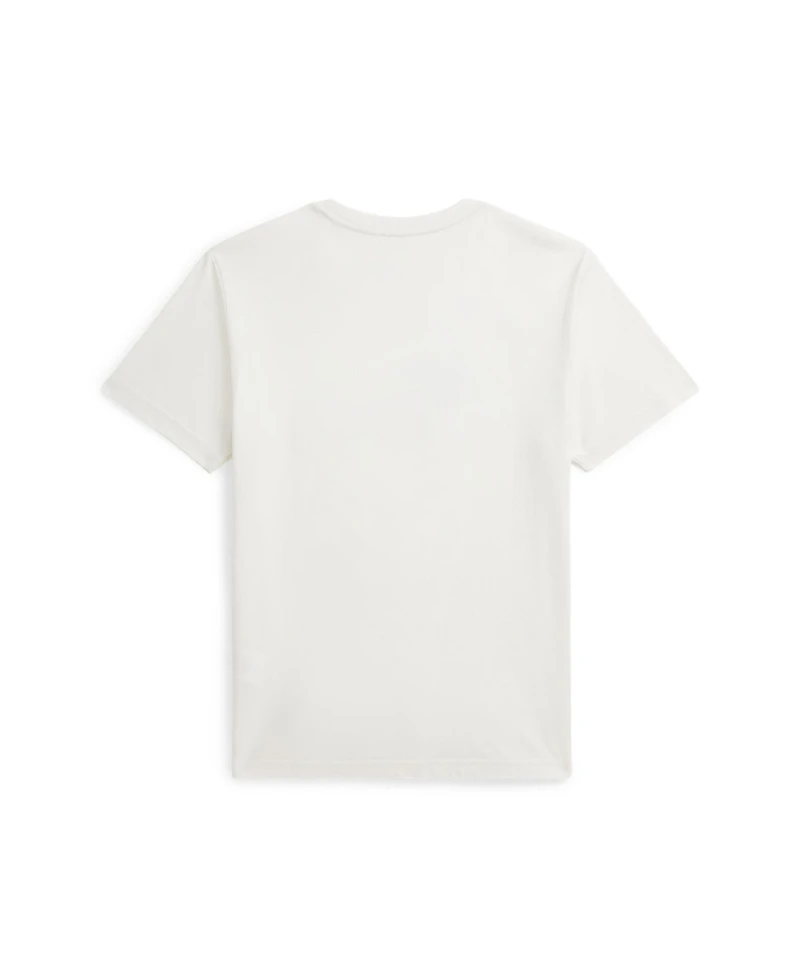 Polo Ralph Lauren Big Boys Madras-Logo Jersey T-Shirt