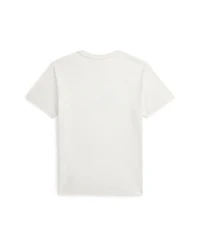Polo Ralph Lauren Big Boys Madras-Logo Jersey T-Shirt