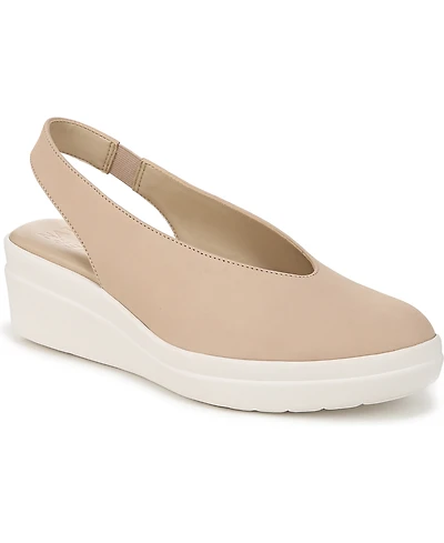 Naturalizer Women's Sutton Closed Almond Toe Slingback Wedges