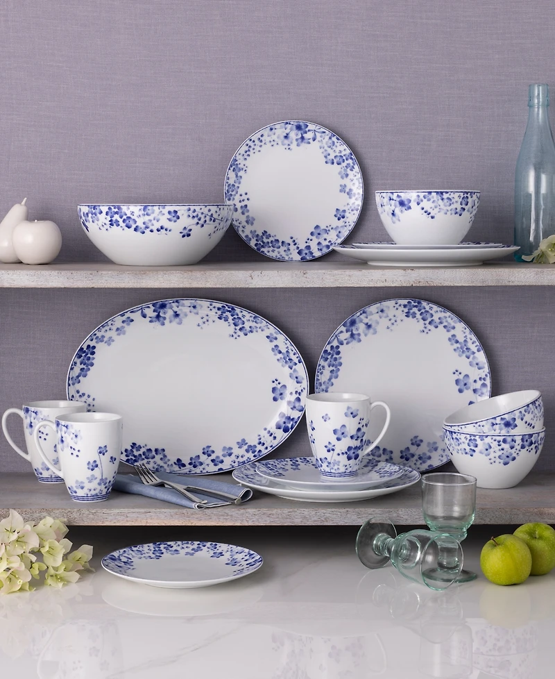 Noritake Bloomington Road 12-Piece Dinnerware Set, Service for 4
