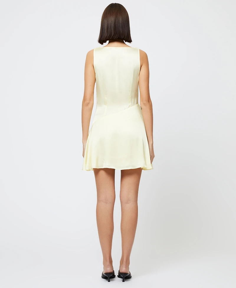 French Connection Women's Oona Satin Assymetrical Dress