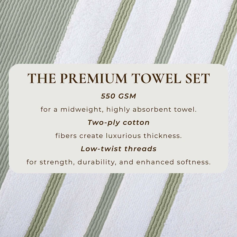 Linery & Co. Luxurious Cotton Decorative 2-Piece Bath Sheet Set