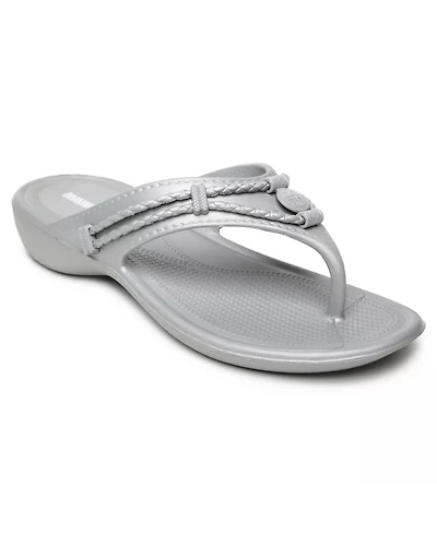 Minnetonka Women's Silverthorne Prism Eva Thong Sandals