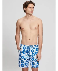 Guess Women's Eco Hibiscus Swim Trunks
