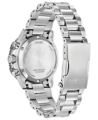 Citizen Men's Promaster Eco Navihawk Chronograph Stainless Steel Bracelet Watch 40mm