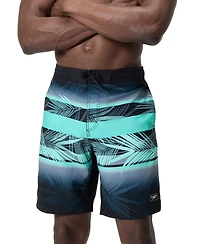Speedo Men's Bondi Basin Palm Print Drawstring 9" Boardshorts