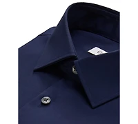 Calvin Klein Men's Refined Cotton Stretch Regular Fit Dress Shirt