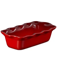 Le Creuset Stoneware Heritage Pie Dish & Fluted Loaf Pan Set