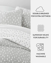ienjoy Home Painted Dots Reversible 3-Pc. Lightweight Quilt Set