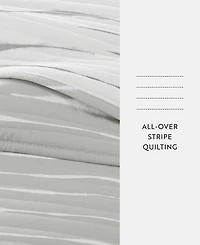 ienjoy Home Horizon Lines Reversible -Pc. Lightweight Quilt Set