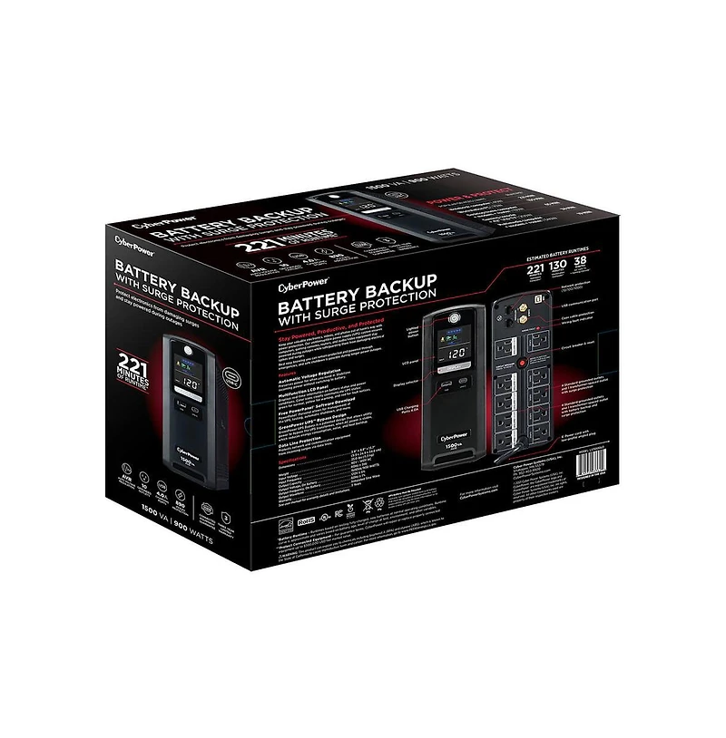 1500V Battery Backup System - Black