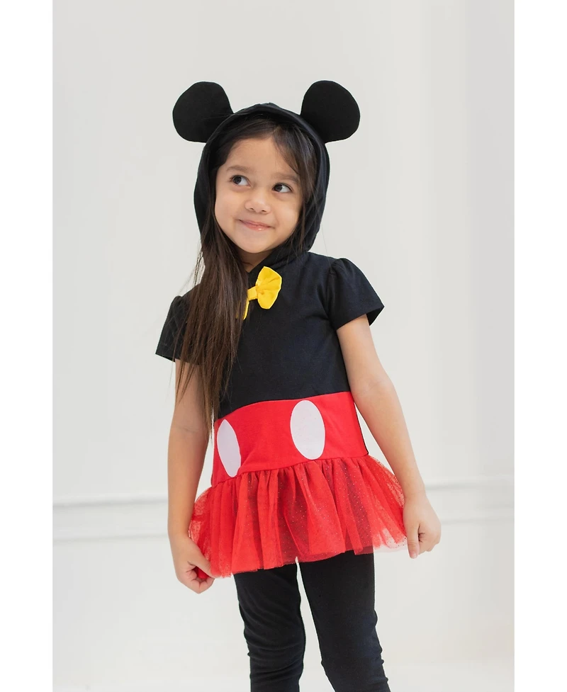 Disney Mickey Mouse Tunic Peplum T-Shirt and Leggings