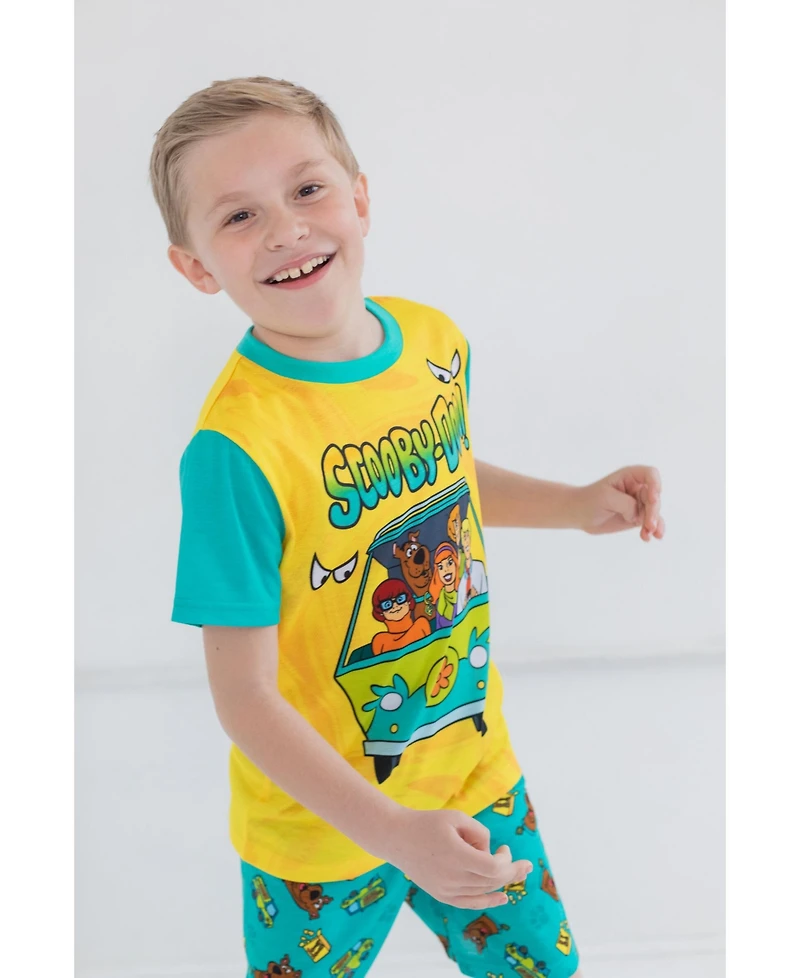 Scooby Doo Boys Warner Bros. Pajama Shirts and Shorts