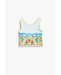 Desigual Girls Girls's Landscape print T-shirt
