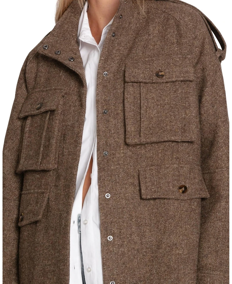 Belle & Bloom Women's All My Love Wool Overshirt