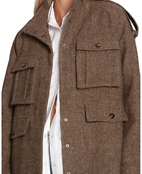 Belle & Bloom Women's All My Love Wool Overshirt