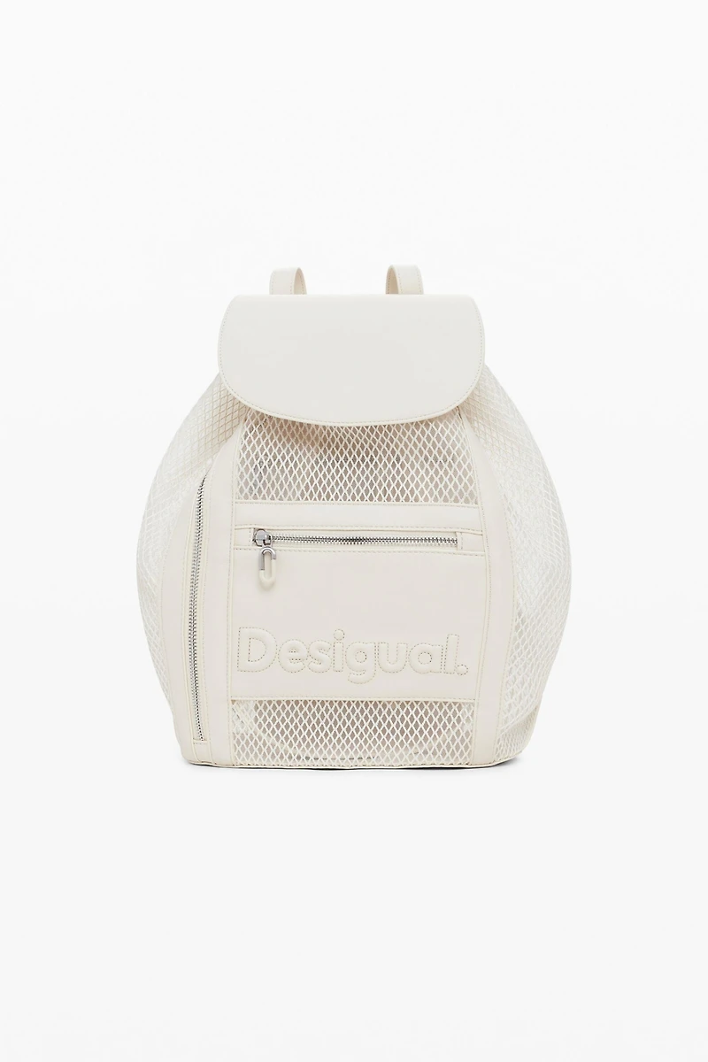 Desigual Women's Medium mesh drawstring backpack