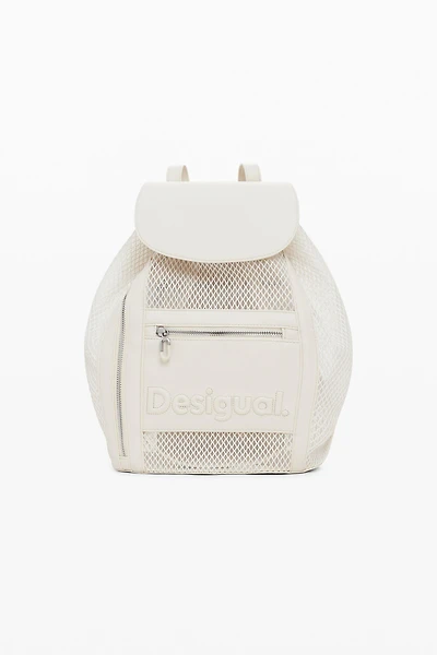 Desigual Women's Medium mesh drawstring backpack