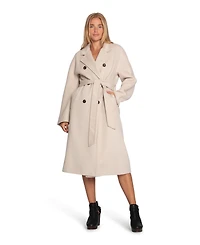 Belle & Bloom Women's Real Love Double Breasted Maxi Coat