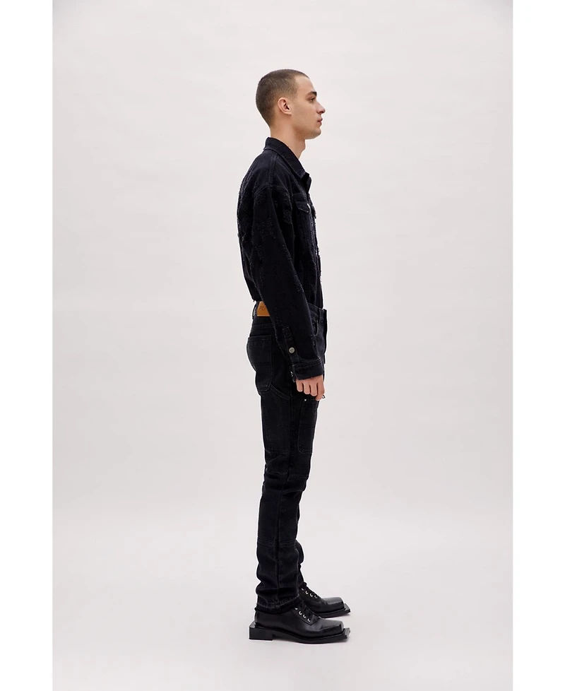 Pcfg Men's Cargo Denim Pant With Zip