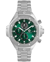 Philipp Plein Men's Chronograph Royal Stainless Steel Bracelet Watch 46mm