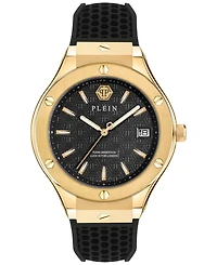 Philipp Plein Men's Underdog Black Silicone Strap Watch 44mm