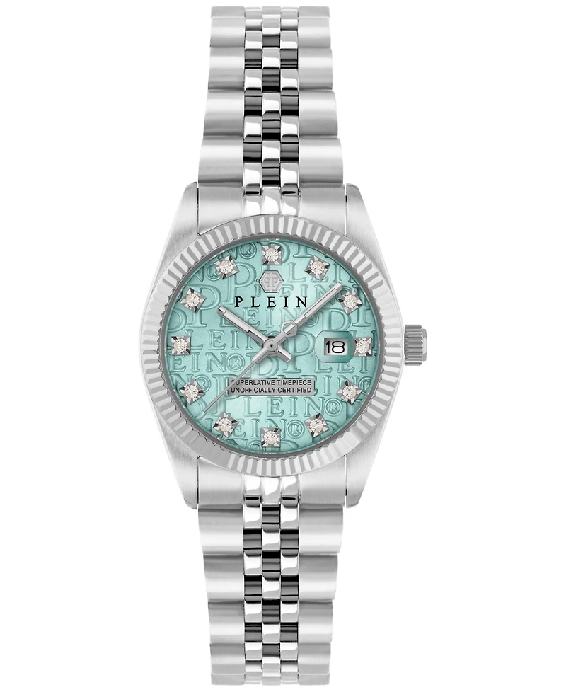 Philipp Plein Women's Date Superlative Stainless Steel Bracelet Watch 28mm