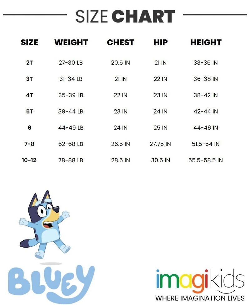 Bluey Toddler Boys 3 Pack T-Shirts