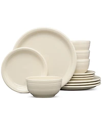 Fiesta Linen Bistro Coupe 12 Pc. Dinnerware Set, Service for 4