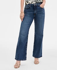 Guess Women's High-Rise Wide-Leg Jeans
