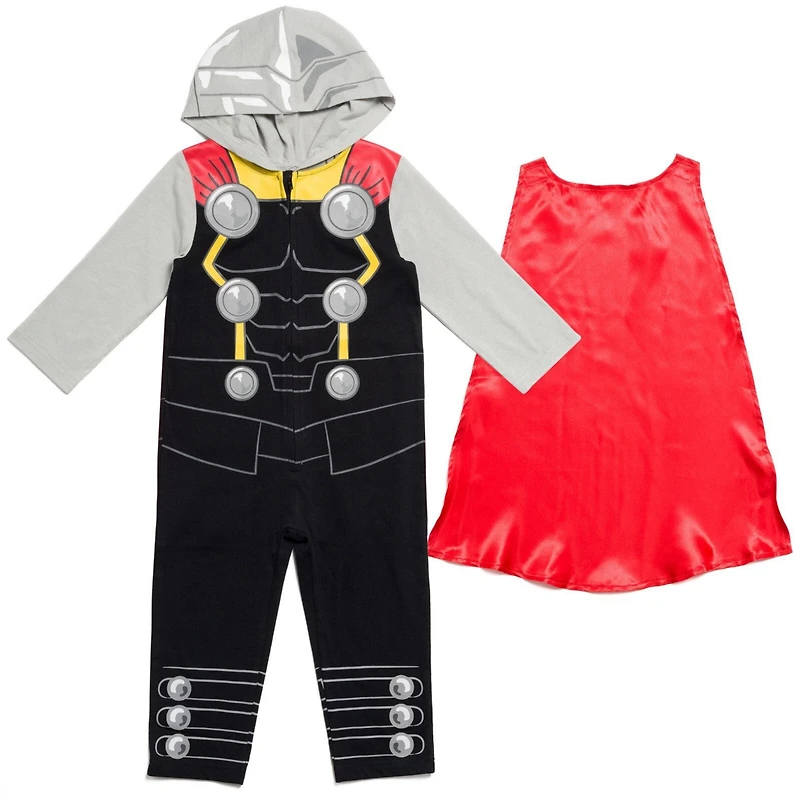 Marvel Avengers Captain America Iron Man Zip Up Cosplay Coverall