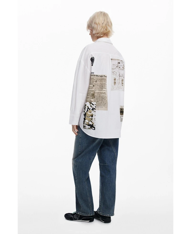 Desigual Women's Shirt designed by Mr. Christian Lacroix