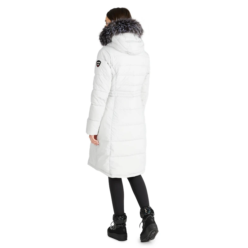 Pajar Women's Jupiter Stretch Long Quilted Puffer