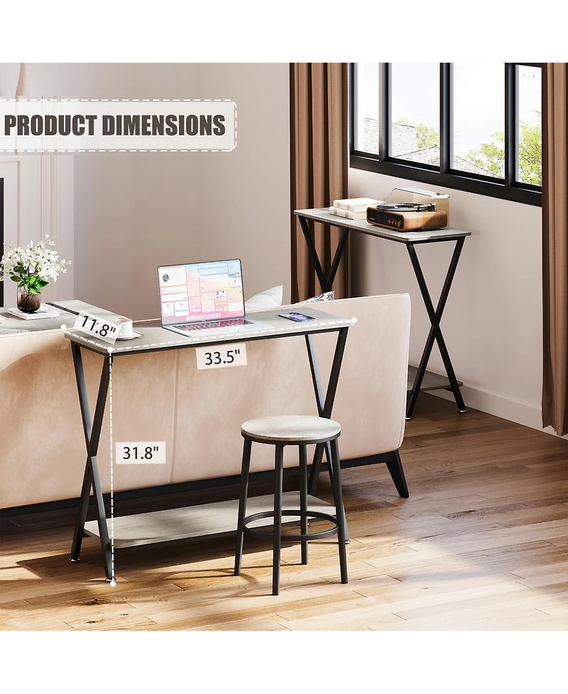 Narrow Sofa Table