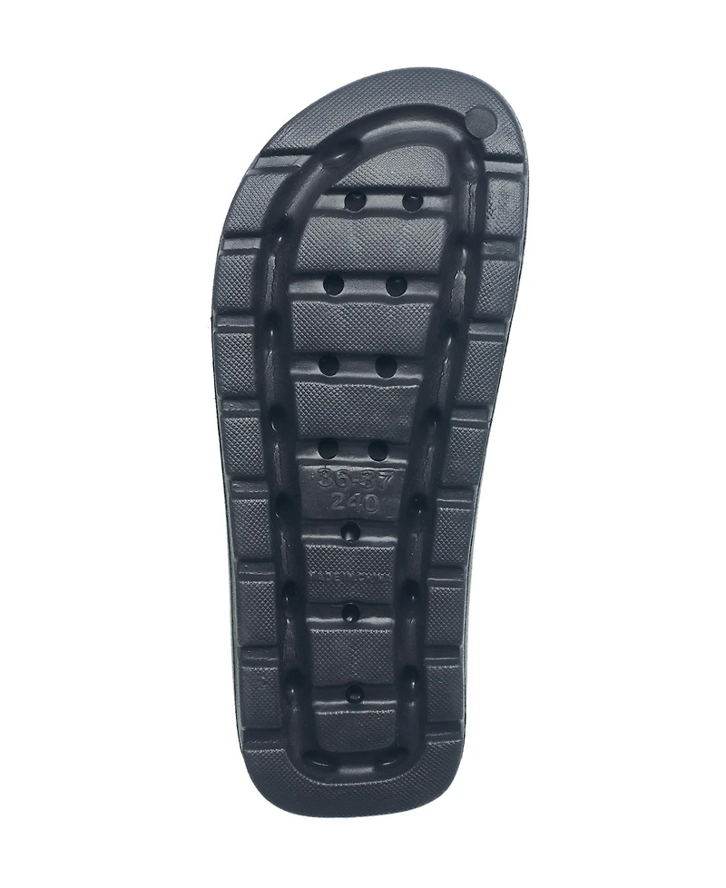 True Religion Ladies Stallion Rhinestone Logo Sandal