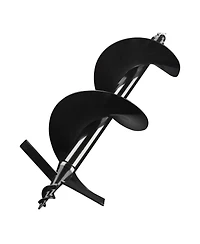 Yescom 6" 10" Earth Auger Bit Kit Bulb Planter Tool for Planting Flower Fence Post Spiral Hole Digger Gardening Project