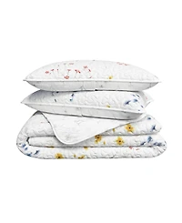 Linery & Co. Colorful Floral Microfiber Quilt Set With Shams