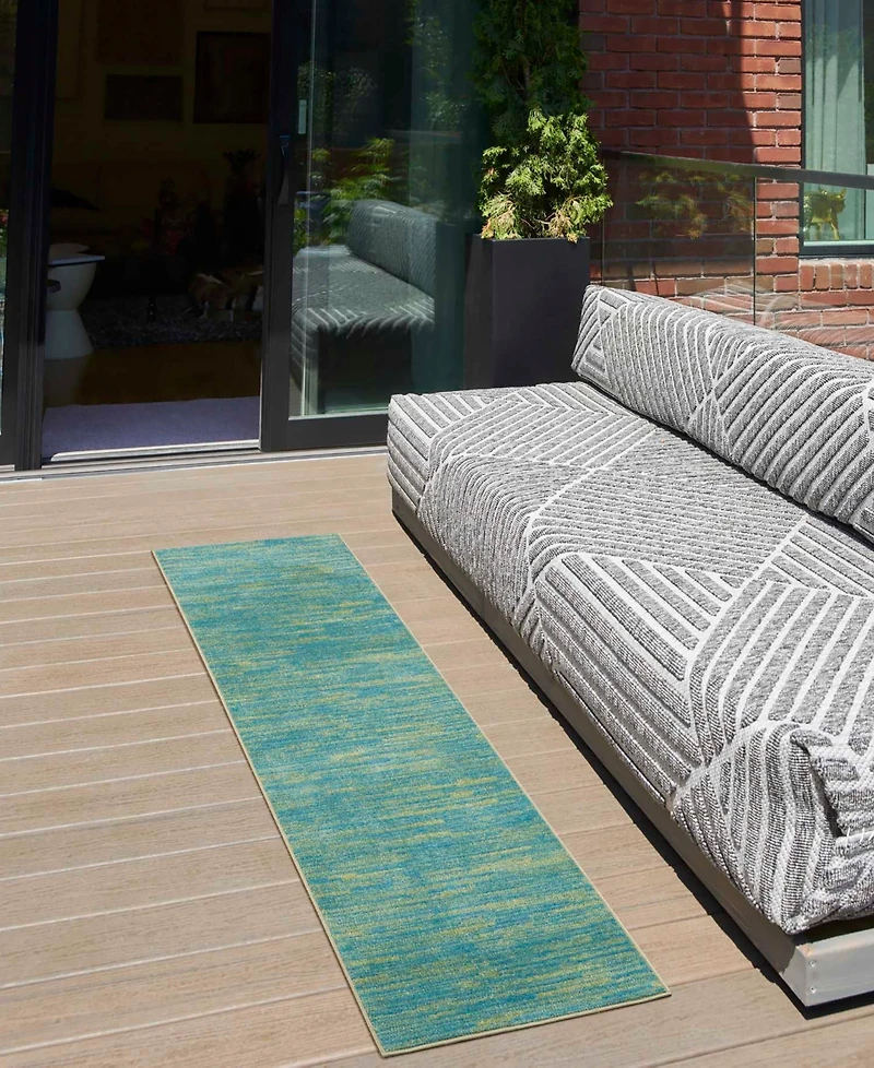 Nourison Home Nourison Essentials NRE01 2'2"x20' Runner Outdoor Area Rug