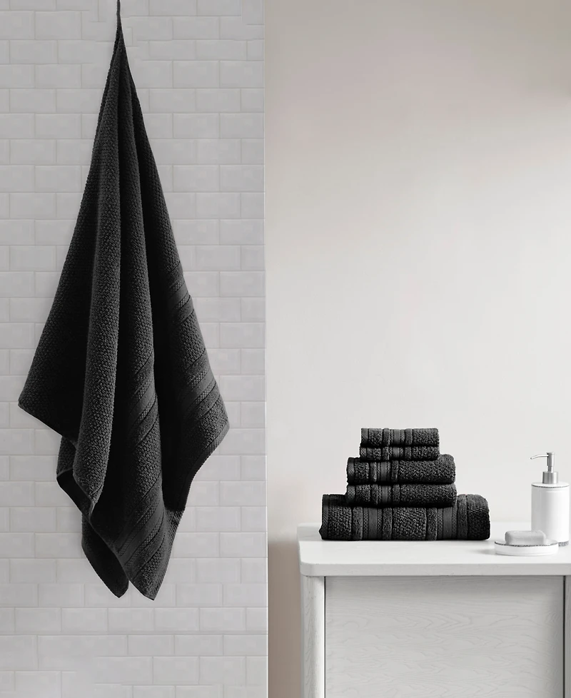 Madison Park Essentials Adrien Super-Soft Cotton 6-Pc. Bath Towel Set