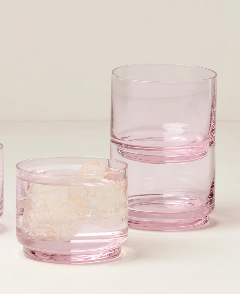 Lenox Tuscany Classics Stackable Short Glasses, Set of 4