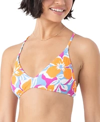 Roxy Juniors' Topanga Canyon Athletic Triangle Bikini Top