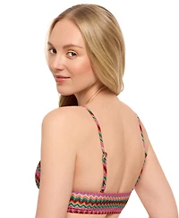 Salt + Cove Juniors' Front-Tab Midkini Top, Exclusively at Macy's