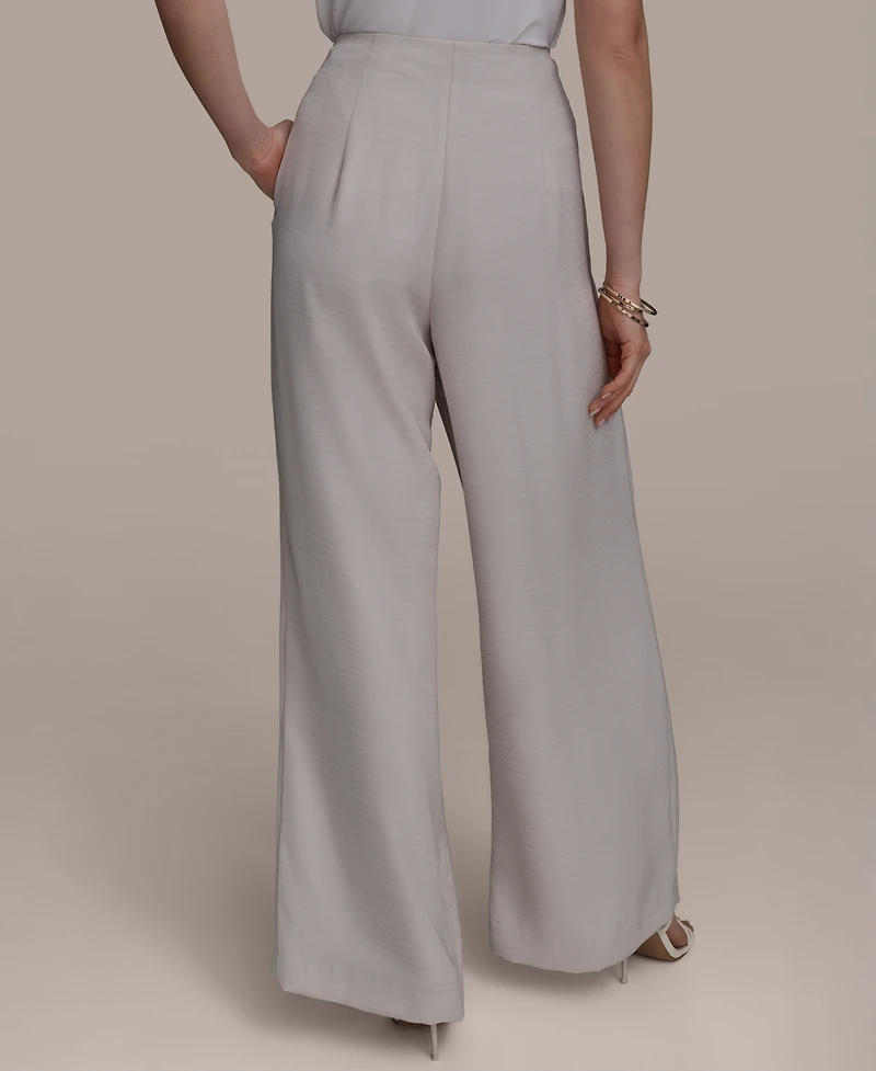 Donna Karan New York Women's Pleated Wide-Leg Pants