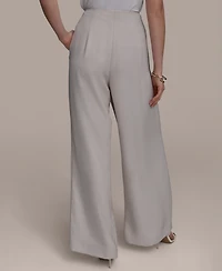 Donna Karan New York Women's Pleated Wide-Leg Pants